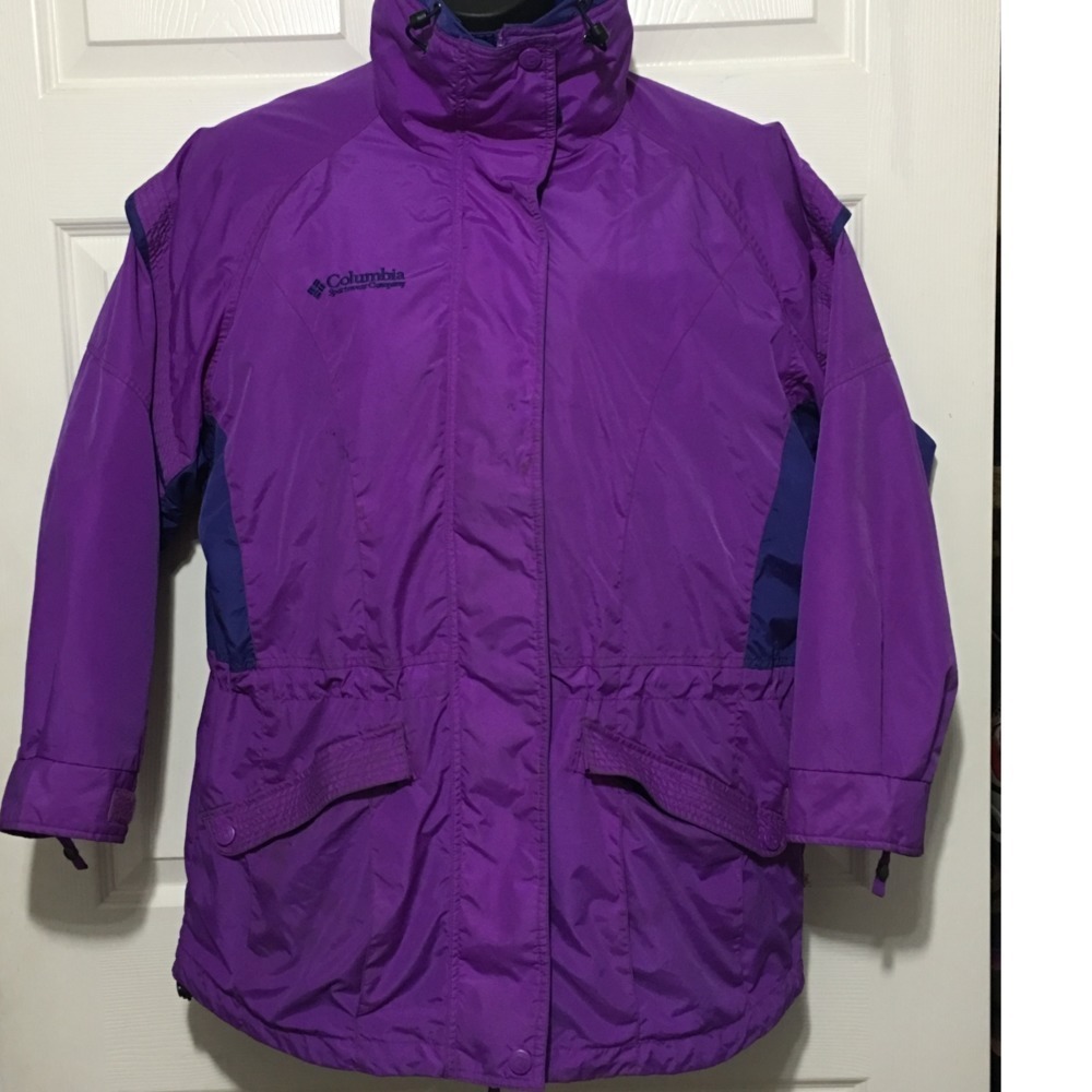 VTG Columbia Women's Winter Coat Ski 3-n-1 Sz Lg